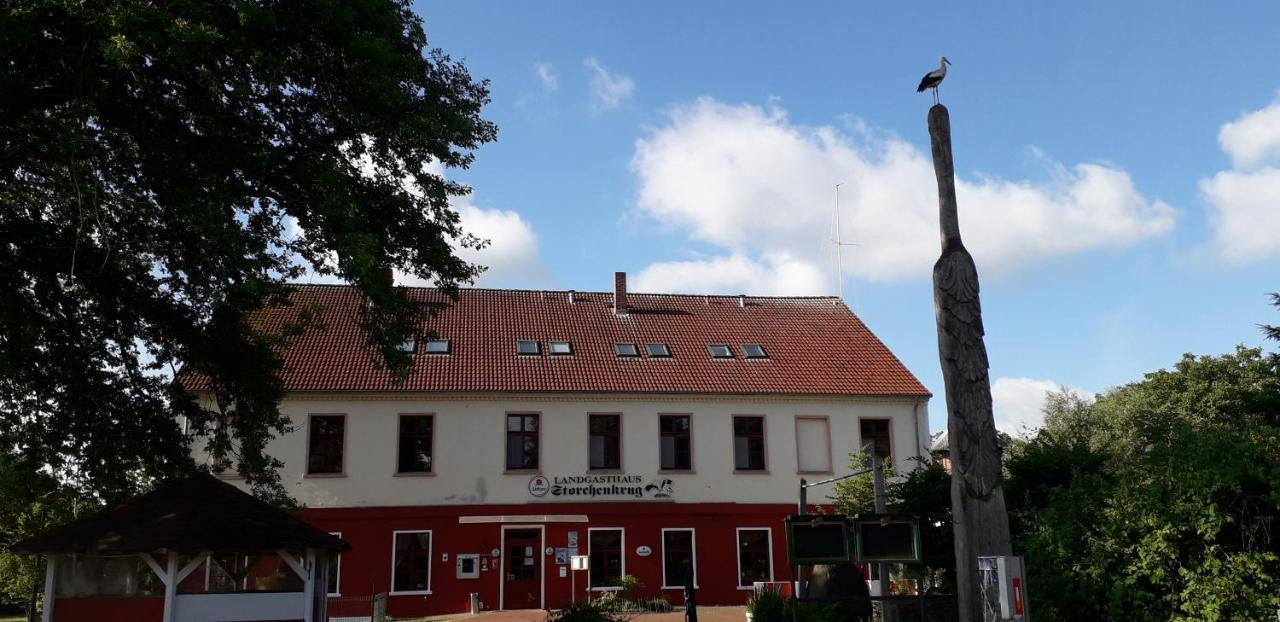 Landhotel Storchenkrug Rühstädt Exterior foto