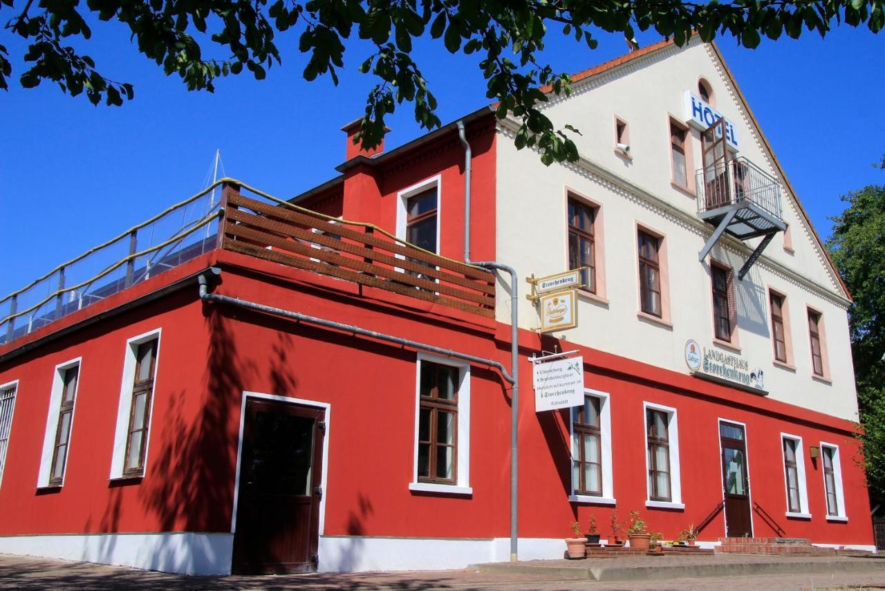 Landhotel Storchenkrug Rühstädt Exterior foto